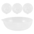 thumbnail image 1 of 4 piezas de pesaje, taza de pesaje, báscula electrónica, bandeja de báscula de cocina, bandeja de báscula digital, tazón de pesaje de alimentos, bandeja de comida transparente, báscula de alimentos,, 1 of 4