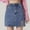 Blue, variant on Dpytoraw Denim Skirt High Waisted A Line Skirt Hottie Bag Hip Slit Skirt Women’s Button Down Denim Skirt Blue
