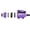 Purple, variant on XPOWER Manufacture  2 HP Pro at Home Pet Grooming Force Dryer & Vacuum, Pink