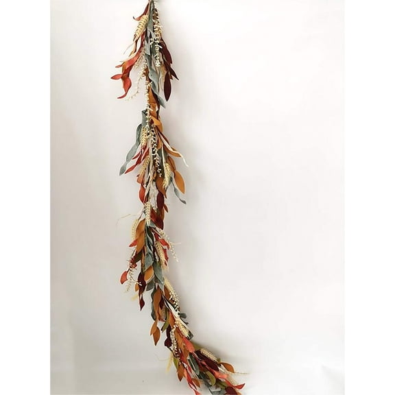 5' Leafy Fall Garland