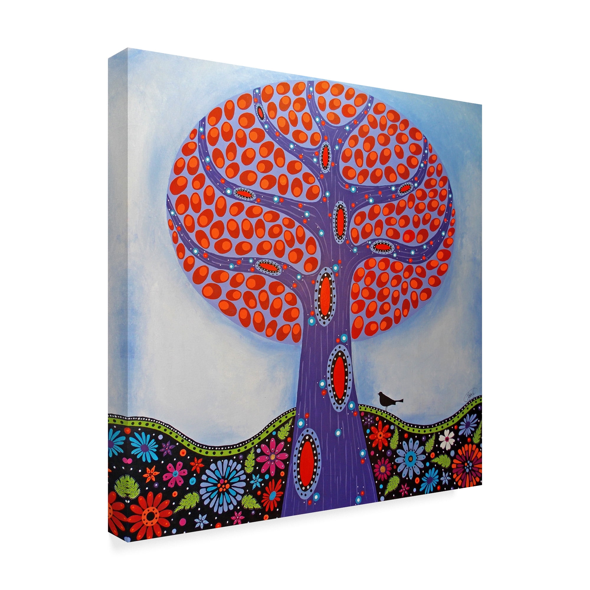 Trademark Fine Art 'Under The Apple Tree' Canvas Art by Lynn Hughes