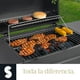 thumbnail image 3 of SIGN Asador De Carbon Bbq Parrilla Premium Con Llantas Transportadoras Y Termómetro Disfruta De Una Parrillada Para Toda La Familia Temperatura Ajustable Mesas Laterales Acero Inoxidable, 3 of 9