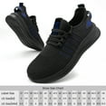 thumbnail image 5 of Fidabo Steel Toe Shoes for Men and Women Comfortable Lightweight Work Safety Shoes Puncture Proof Slip Resistant Indestructible Sneakers Construction Work Utility, 5 of 8