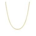 thumbnail image 2 of Floreo 10k Yellow Gold 2mm Round Solid Franco Chain Necklace 16 Inch, 2 of 3