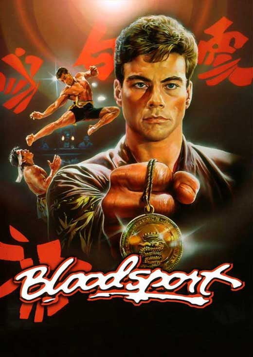 Bloodsport Blood Sport Van Damme Movie Art Silk Decor Poster 13x18 20x27 inch 