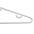 HoneyCanDo Recycled Plastic Petite Clothing Hangers, 60 Pack, White
