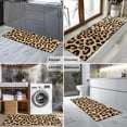 thumbnail image 2 of Beige and Black Of Leopard Print Kitchen Rug Mat,Kitchen Runner Rugs Non Skid Washable,Decorative Kitchen Floor Mats for Kitchen,Sink,Laundry,17"X47", 2 of 5