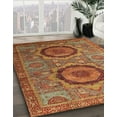 thumbnail image 2 of Ahgly Company Indoor Square Abstract Red Abstract Area Rugs, 5' Square, 2 of 6