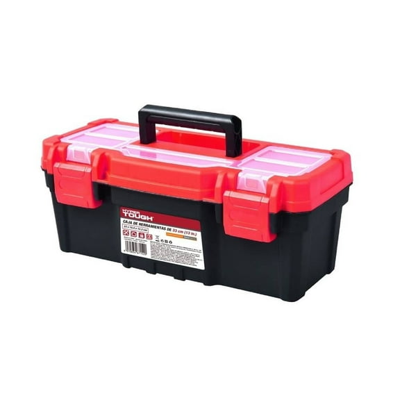 Caja de Herramientas Hyper Tough de Plástico 33 cm