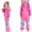 R06-Pink, variant on Kids 80S 90S Tracksuit Outfit For Boys Girls Retro Windbreaker Set Color Block Jacket Pants Sets Dance Patchwork Track Suits Stylish Outfits