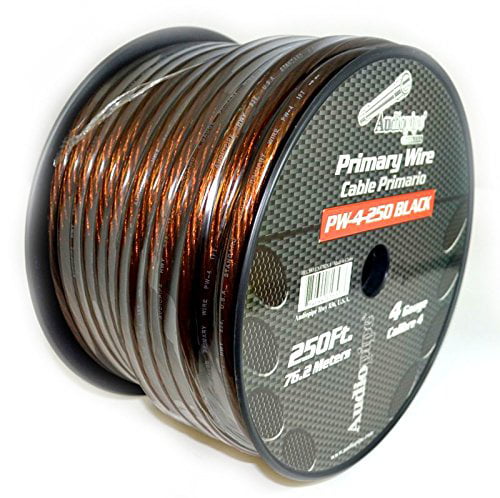8 GA RED Power Wire Primary Ground 250FT Copper Mix Cable CAR Audio Amplifier