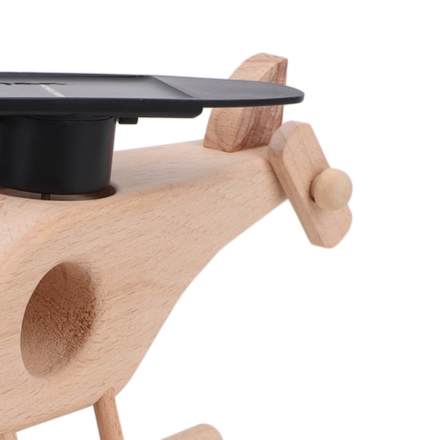 Juguete De Helicóptero Solar, Juguete Para Niños, Regalo Perfecto De Madera Para Amigos Para Festivales