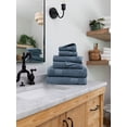 thumbnail image 5 of 6-Pack Bathroom Essentials Bath Towel Set in Light Blue - Soft and Absorbent for Quick Drying by Comfort Canopy, 5 of 15