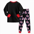 thumbnail image 6 of TOWED22 Toddler Baby Boys Fall Outfits Infant Long Sleeve Tractor Print Clothing Sets 2pcs Winter Clothes Size:4-5 Y,Color:Red, 6 of 6