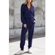 thumbnail image 5 of Conjunto Deportivo PRETTYGARDEN Mujer 2 Piezas con Cierre Azul Oscuro Talla L, 5 of 7