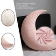 thumbnail image 4 of WEFANCY Compact Moon Shaped Support Pillow, Pink, Maternity Pillow for Pregnancy, Back Pain Relief & Relaxation, 4 of 6