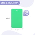 thumbnail image 2 of Uxcell Waterproof Blank Shipping Tags Plastic Price Hang Labels for Luggage and Clothing Light Green 3.5" x 2", 2 of 7