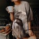 thumbnail image 4 of Blusa informal de manga corta con estampado de animales y manga corta para mujer Fridja  gope3456, 4 of 6