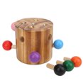 thumbnail image 4 of Juguete magnético Jadeshay para Atrapar Gusanos de madera educativo con forma de hongo, 4 of 11