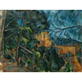 thumbnail image 2 of Cezanne, Paul 14x12 White Modern Wood Framed Museum Art Print Titled - Château Noir, 2 of 4