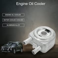thumbnail image 2 of Enfriador de aceite de motor para Hyundai Tucson No.264102G000 enfriador de aceite de transmisión tono plateado con sellos de O-ring, 2 of 6