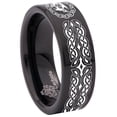 thumbnail image 6 of Triple Hare Celtic Tungsten Carbide Ring, 6 of 9