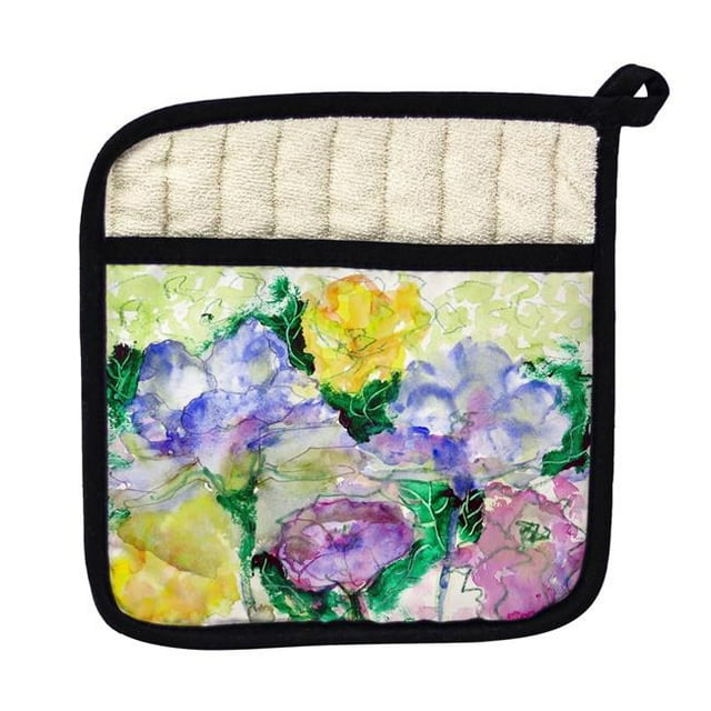Betsy Drake PT390 Watercolor Garden Pot Holder