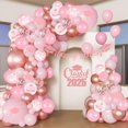thumbnail image 1 of Kit de arco de globos de graduación TGMJccus 2025 rosa con 18 10 5 globos, 1 of 8
