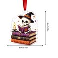 thumbnail image 3 of Halloween Hanging Ornament, Ghost Tree Ornaments,Acrylic Ghost Pendant with String, Spooky Miniature Ghost Hanging Signs for Halloween Tree Craft Decor,Holiday Party Favors, 3 of 7