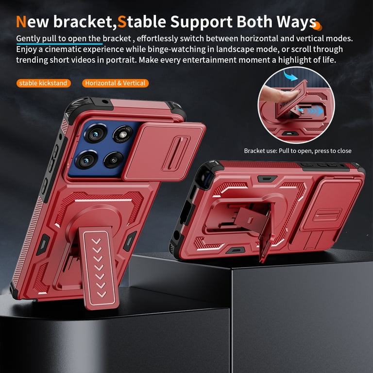SEAHAI Cover per Motorola Edge 50, Ultra Sottile Custodia