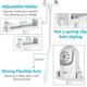 thumbnail image 3 of Universal Baby Monitor Holder Longer White Flexible Silicone Baby Camera Tripod, 3 of 4