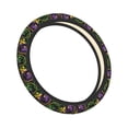thumbnail image 2 of Daiia Steering Wheel Covers Mardi Gras6 Elastic Skidproof Steering Wheel Protective Cover Case Steering Wheel Protector Comfortable Protective Case For Suv Sedan Decor, 2 of 8