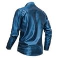 thumbnail image 3 of BJUTIR Shirts For Men Tops Spring Casual Fashion Bright Shirt 70S Disco Long Sleeve Shirt, 3 of 4