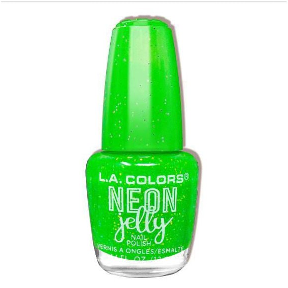 Neon Jelly Nail Polish - Electric Lime