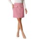 thumbnail image 1 of Falda de tweed a cuadros para mujer INSPIRE CHIC con decoración de botones de color contrastante, falda mini de cintura alta L color rosa intenso, 1 of 6