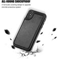 thumbnail image 5 of Iphone Xs funda de la carpeta del iPhone X con el titular de la tarjeta, cierre magnético doble Afortunado Sencillez, 5 of 5