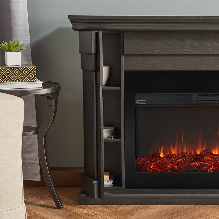 Carlisle Electric Fireplace in Gray by Real Flame - Walmart.com