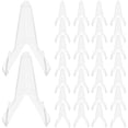 thumbnail image 1 of 30 soportes de caballete de acrílico para exhibición de monedas, mini soporte transparente para monedas y medallas, 1 of 8