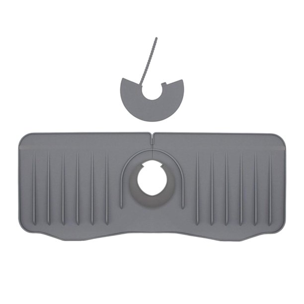 Alfombrilla absorbente para grifo Gloria Material premium duradero GRIS