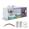thumbnail image 1 of Ventiladores de calefacción de 12V 600-800W Calentadores de invierno para camiones y automóviles con 2 orificios Desempañador de vidrio para ventanas, 1 of 5