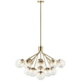 thumbnail image 6 of 52702CPZCLR Kichler Lighting Silvarious - 16 Light Chandelier-26 Inches Tall and 38 Inches Wide-Champagne Bronze Finish-Clear Glass Color, 6 of 9