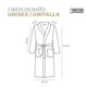 thumbnail image 3 of Bata de Baño Suave, Absorbente y de Secado Rápido, Unisex Real Textil (Khaki, Unitalla), 3 of 9