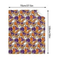 thumbnail image 3 of Halloween Decorations Outdoor 2024 NEW Halloween Pumpkin Pattern Blanket, Modern Flannelette Warm Blanket For Bedroom, 3 of 5