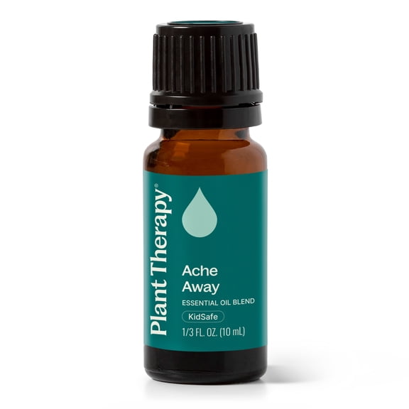 Plant Therapy Ache Away Essential Oil Blend 10 mL (1/3 oz) 100% Pure, Undiluted, Natural Aromatherapy