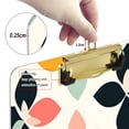 thumbnail image 6 of FORMRS Acrylic Clipboard with Low Profile Clip Standard A4 Letter Size, 12.5" x 9", Black Retro Flower, 6 of 8