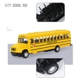 thumbnail image 3 of Yellow School Bus Model Toy Alloy Simulation Pull Back School Bus Model Toy Durable Die-cast Metal Toy Vehicles for Boys Children[Yellow], 3 of 8