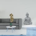 thumbnail image 2 of Figura decorativa de escritorio de caballero, estatua, escultura, artesanía, decoración, coleccionable, arenisca, regalo significativo, ideal para el, 2 of 8