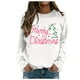 thumbnail image 2 of WILLBEST Sudaderas para Mujer Sudadera Navideña para Mujer: Camiseta con Estampado de Muñeco de Nieve Sudadera Sin Capucha con Estampado Navideño Top Navideño Chica​​, 2 of 4