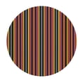 thumbnail image 2 of Nawypu  Multicolor Round Fitted Tablecloth Vertical Pattern Modern Colored Stripes Elastic Edge Waterproof Table Cover Table Cloth for Round Table Abstract  Tables, 2 of 7