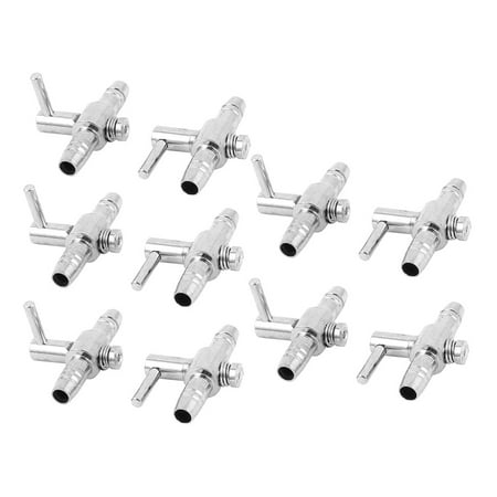 REGALWOVEN Aquarium Fish Tank Air Distributor Splitter Pump Control Valve Switch 10 Pcs